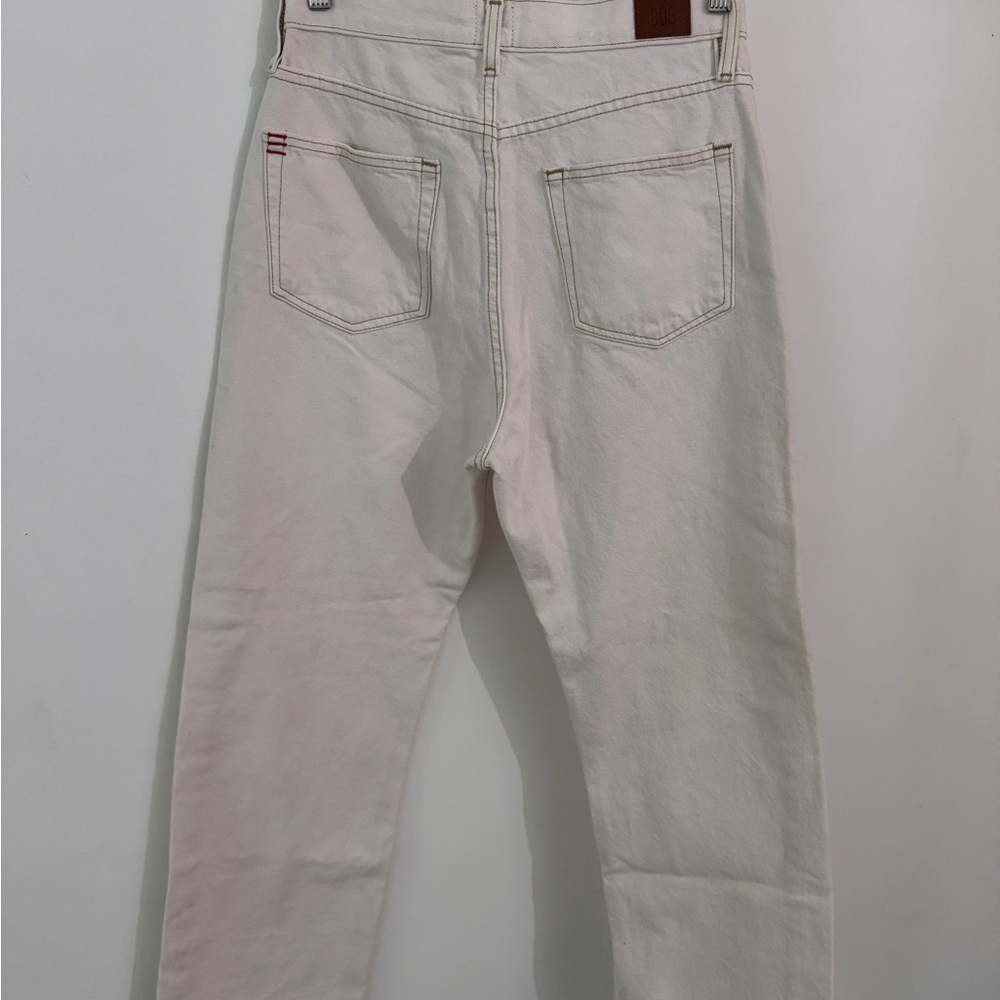 BDG Urban Outfitters Cowboy Jeans 29 Off White Straight Leg High Rise Denim - Picture 5 of 12